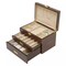 28 Slots Men Watch Box Wooden Display Case Organizer Jewelry 3 Tier Storage Tray